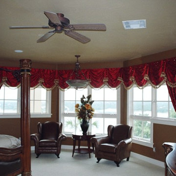 Customized Valance For The Master Suite