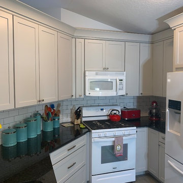 Compact Grey Kitchen