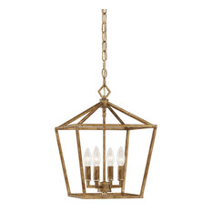 Millennium Lighting 4-Light Pendant, Vintage Gold