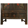 Consigned 19th Century Antique Chinese Painted Cabinet/Side Table