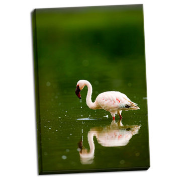Fine Art Photograph, Pink Reflection, Hand-Stretched Canvas