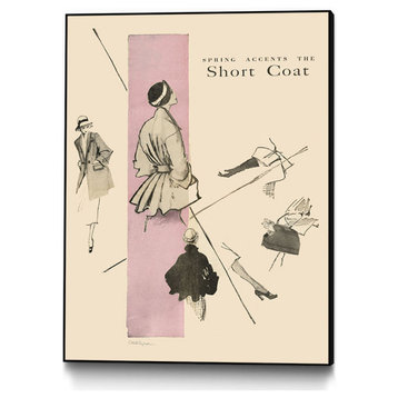 "1950's Fashion - Short Coat" CF Print, 24"x36"