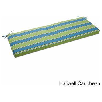60"x19" Bench Cushion, Haliwell Caribbean