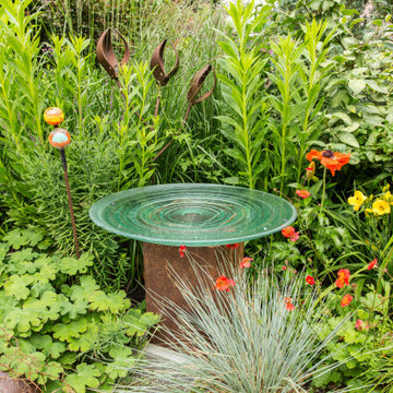 Dancing Ladies Art Glass Garden