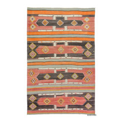 Vintage Sivas Kilim Rug - Area Rugs