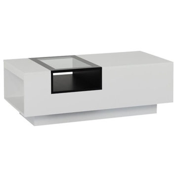 Pemberly Row Sydney Coffee Table in White
