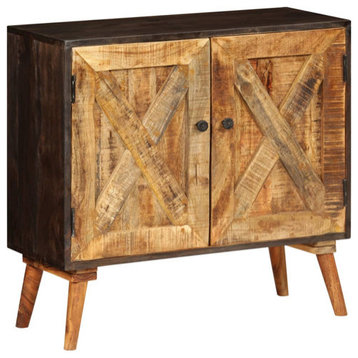 vidaXL Sideboard Buffet Cabinet with Storage for Kitchen Solid Wood Mango