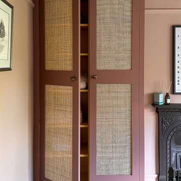Rattan Wardrobes in a traditional bedroom