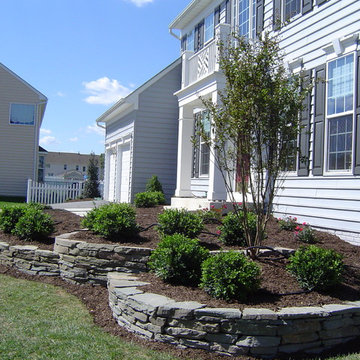 Stone walls and paths