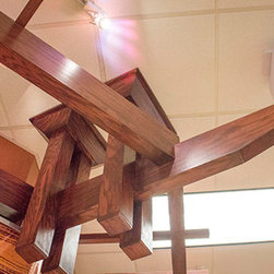 Custom Wood Work - Ceiling Lighting
