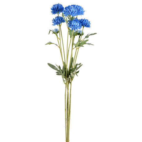 27" Blue Daisy Spray 4/Pk