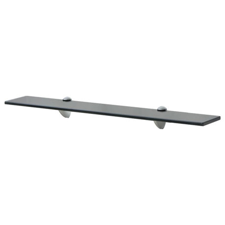 Vidaxl Floating Shelf Glass 27.6"x7.9"