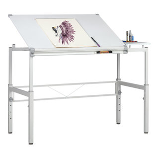 Studio Designs Graphix II Workstation, White/Gray