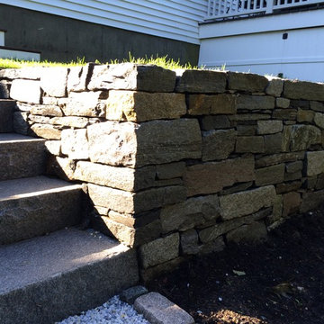 Granite Wall and Steps