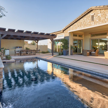 Custom Home in Belmont Model Park in Gilbert