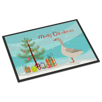 Caroline's TreasuresSteinbacher Goose Christmas Doormat 18x27 Multicolor