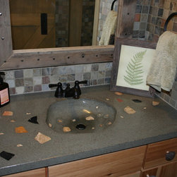 Concrete Bath Sinks - Vanity Tops And Side Splashes