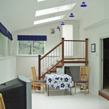 Urban inspired sunroom addition in Lexington, MA