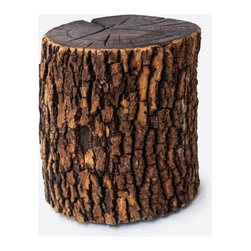 Burned wood stump - Coffee Tables