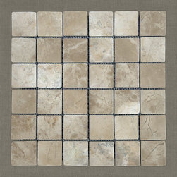 KAWI - Sand | 12" x 12" | Marble Mosaic - Mosaic Tile