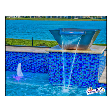 (Price-Garczynski) ESTERO, FL Superior Pools Custom Luxury Swimming Pool/Spa.