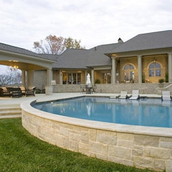 Platinum Full Veneer with Buff Indiana Limestone Caps & Treads - Products