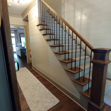 Stairwell Tonge and Groove Paneling