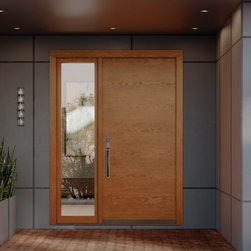Modern Accoya entry door by TruStile - Front Doors