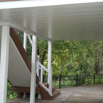 Deck ceiling - Under deck ceiling system