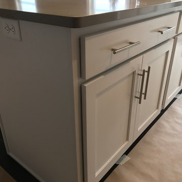 Milan, IL New Construction MSI Quartz Koch Express Cabinets White and Java