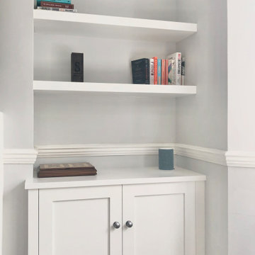 Fireplace Alcove Furniture: Fitted Shelves & Cupboards - Lounge