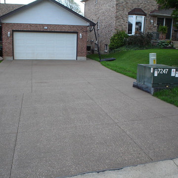 Exposed Aggregate Driveway