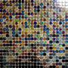 Recycled Iridescent Glass 12x12 Handmade Square Mosaic Wall & Pool Tile