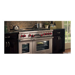 Wolf 48" Pro-style Dual-fuel Range, Classic Stainless | DF484DG - Gas Ranges And Electric Ranges