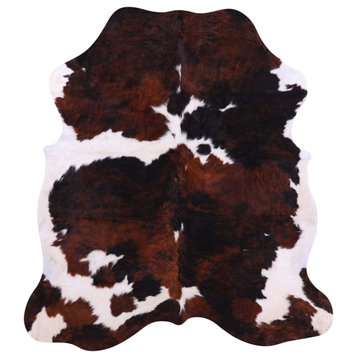 Tricolor Natural Cowhide Rug 6' 10" X 6' 2" C1860