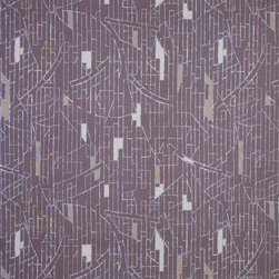 Clueit Webb Interiors Printed Fabric Collection - Khufu Taupe - Curtain Fabric