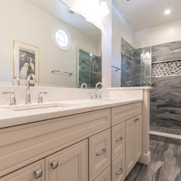 Oakton Transitional Bathroom Remodel