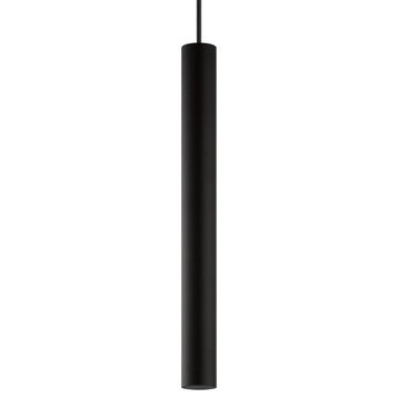 Eglo 62541A Tortoreto 16" Tall LED Mini Pendant - Matte Black