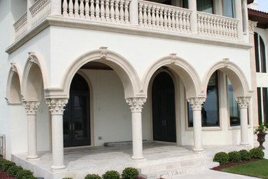 This is an example of a mediterranean exterior in Jacksonville.