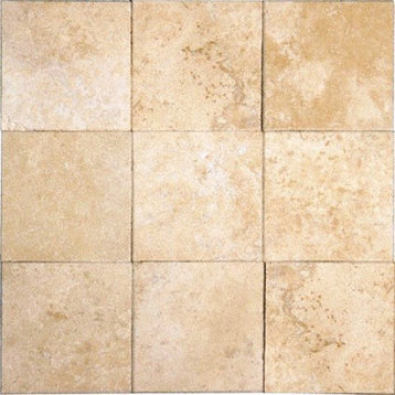 Tuscany Ivory 4x4 Subway Tumbled,, Set of 0.2