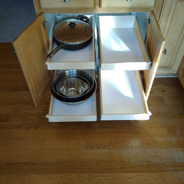 Pull outs shelves help in every area of their home