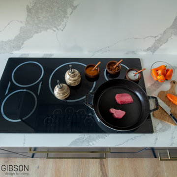 Modern Blue Kitchen