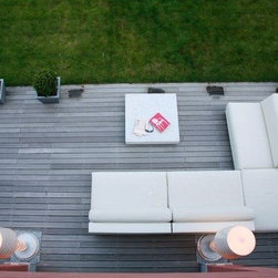 One Outdoor Sofa with Two Seat by Serralunga - Outdoor Sofas
