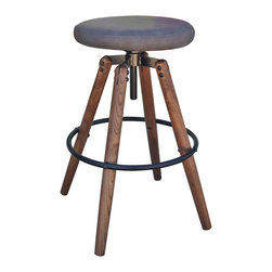 Subiaco Counter Stool in Vintage Oak - Bar Stools And Counter Stools