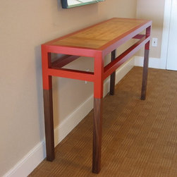 Console Table - Lacquer, Bamboo, Walnut - Console Tables