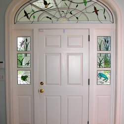 Crab Frog Eggleston - Stained Glass Panels