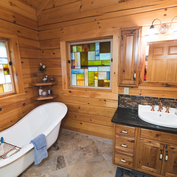 Log Home Bathrooms