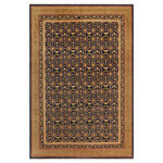 Bareens Designer Rugs - Classic Ziegler Mallie Blue Green Hand-Knotted Wool Rug - 9'0'' x 12'0'' - Enhance the ambiance of your home with this magnificent Persian-influenced Turkish hand-knotted rug made by skilled artisans capable of creating the most exceptional vegetable dyes and hand-spun wool. This exquisite handmade rug is a one-of-a-kind Peshawar Kafkaz, otherwise identified as Chobi, Chobi Peshawar, Oushak, or Ziegler rug. These handmade rugs are crafted in Pakistan utilizing superior-quality wool imported from Australia, New Zealand, and Korea in two types of weaves: the Persian weave and the Mori weave. This rug is meticulously crafted by hand using the finest natural vegetable dyes extracted from local plants. The artisans use a blend of hand-spun local and fine merino wool, resulting in a rug with a compelling texture, higher lanolin content, and longer staple. The artisans occasionally incorporate natural or artificial silk into the pile to enhance specific motifs. The finished product is an awe-inspiring execution of flawless design and an understated palette that exudes elegance.