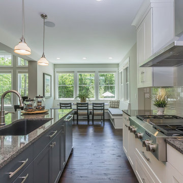 Transitional Life Style Home in the Woods