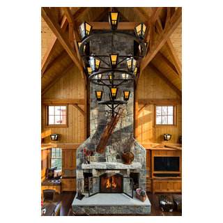 Alpine Ski Home - Rustic - Family Room - Burlington - by Randy Trainor ...